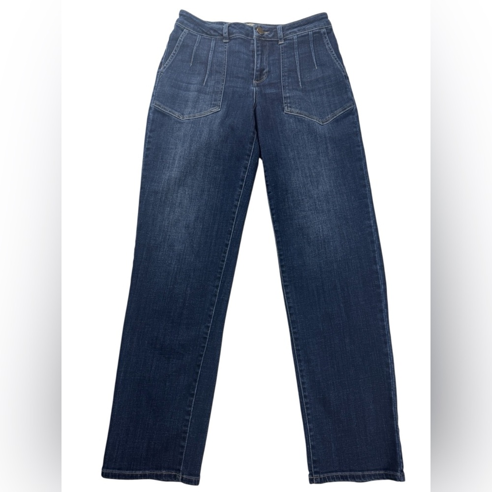 LOGO By Lori Goldstein Boyfriend Straight Leg Jeans Size 4